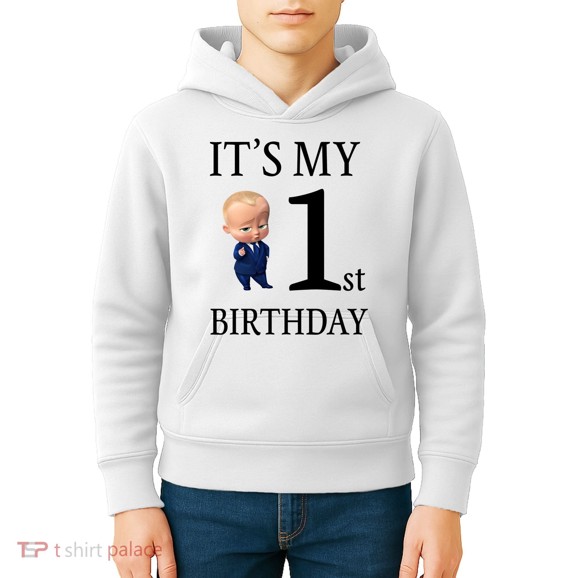 It's My 1st Birthday Kids Hoodie