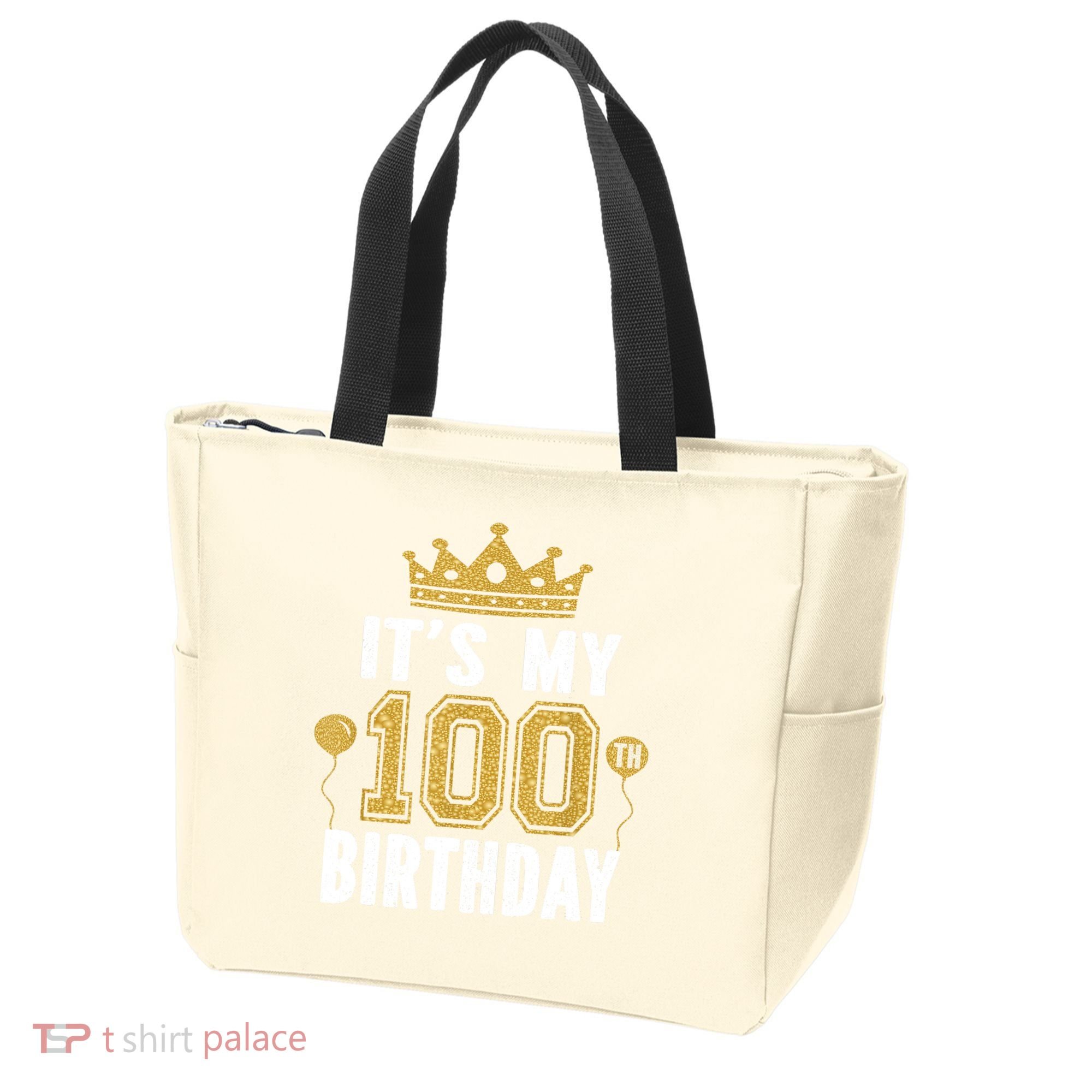 Its My 100th Birthday Gift For 100 Years Old Man And Woman Tote Bag