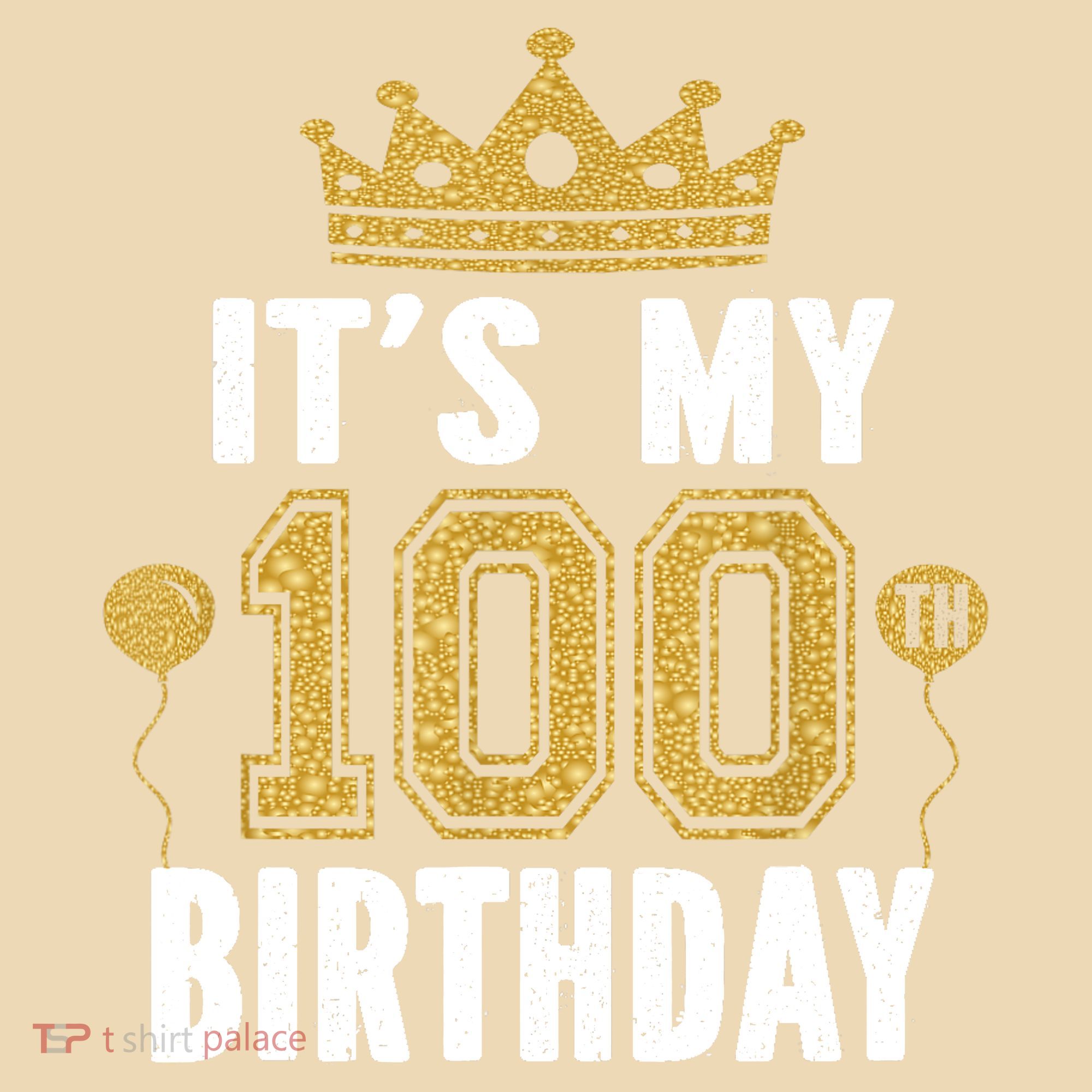 Its My 100th Birthday Gift For 100 Years Old Man And Woman Tote Bag