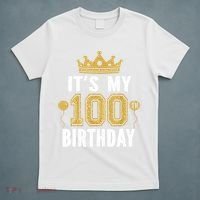 Its My 100th Birthday Gift For 100 Years Old Man And Woman T-Shirt thumb 5