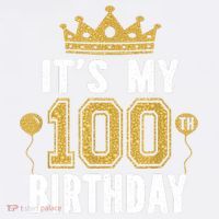 Its My 100th Birthday Gift For 100 Years Old Man And Woman Polo thumb 3