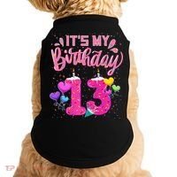 Its My 13th Birthday Doughnut Happy 13 Years Old Doggie Tank thumb 0