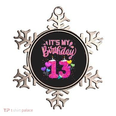 Its My 13th Birthday Doughnut Happy 13 Years Old Ornament