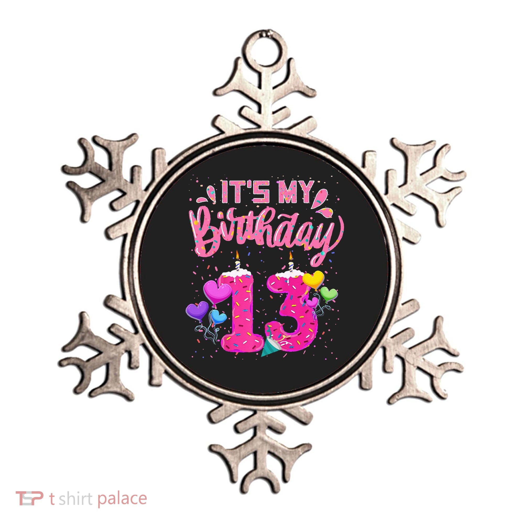 Its My 13th Birthday Doughnut Happy 13 Years Old Ornament
