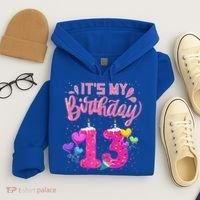 Its My 13th Birthday Doughnut Happy 13 Years Old Hoodie thumb 4
