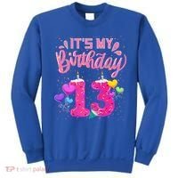 Its My 13th Birthday Doughnut Happy 13 Years Old Sweatshirt thumb 0