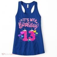 Its My 13th Birthday Doughnut Happy 13 Years Old Women's Tank Top thumb 0