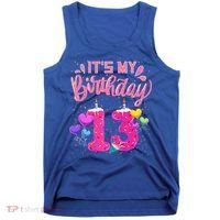 Its My 13th Birthday Doughnut Happy 13 Years Old Tank Top thumb 0