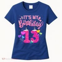 Its My 13th Birthday Doughnut Happy 13 Years Old Women's T-Shirt thumb 0