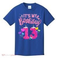 Its My 13th Birthday Doughnut Happy 13 Years Old Kids T-Shirt thumb 0