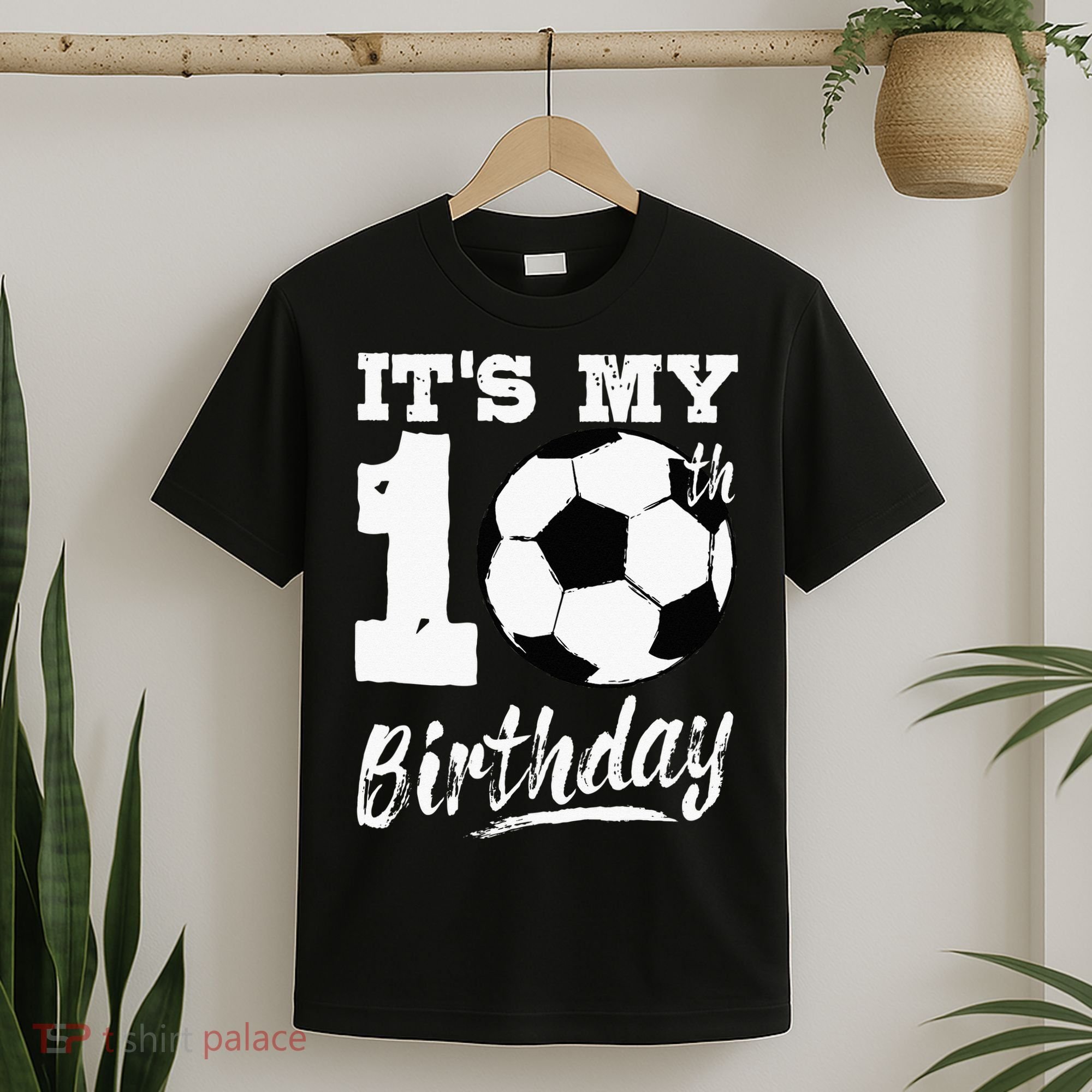 Its My 10th Birthday Soccer Player 10 Bday Party Team T-Shirt
