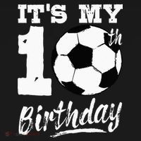 Its My 10th Birthday Soccer Player 10 Bday Party Team Women's Hoodie thumb 2