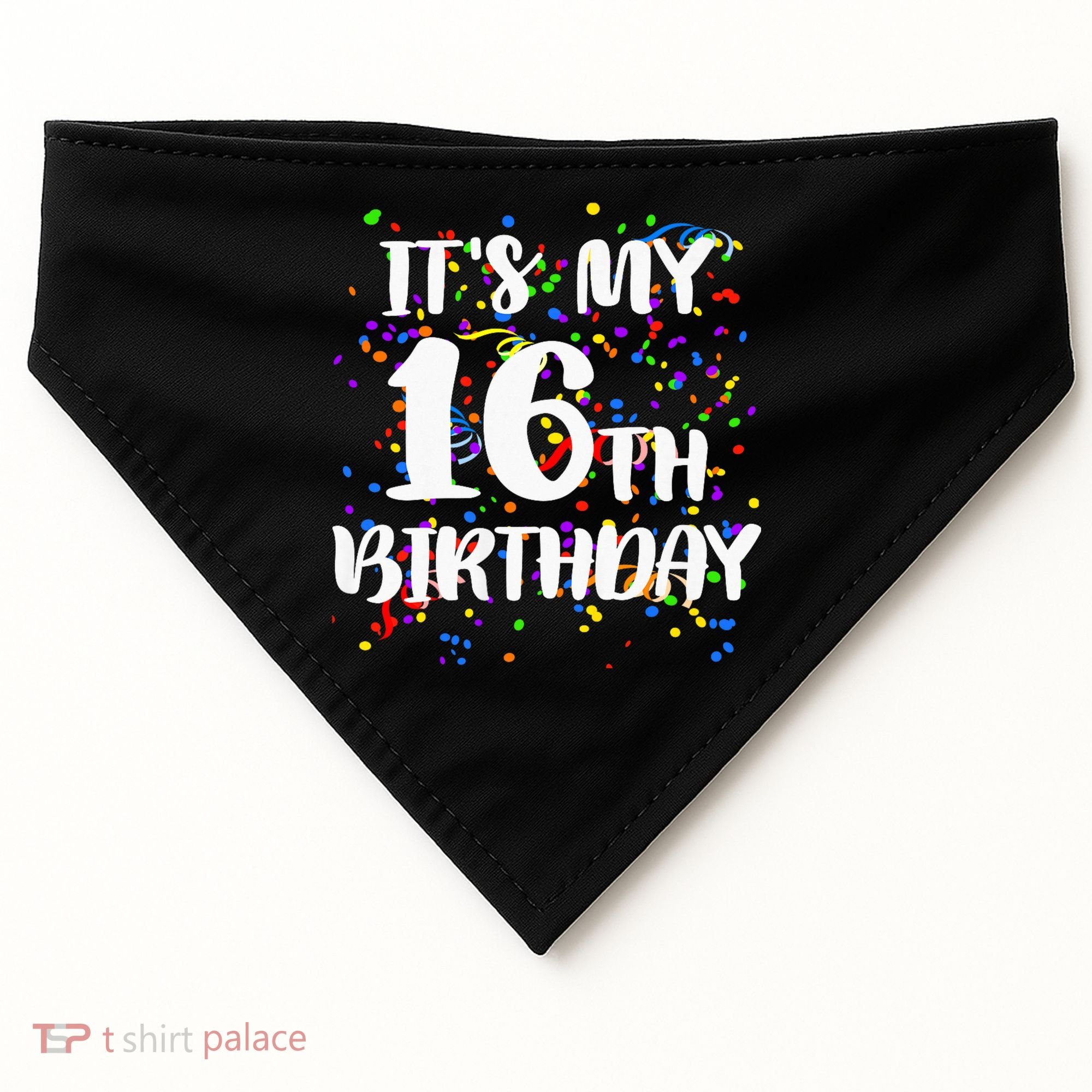 Its My 16th Birthday USA-Made Doggie Bandana