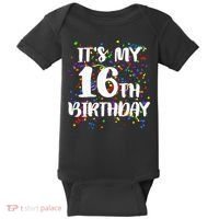 Its My 16th Birthday Baby Bodysuit thumb 0