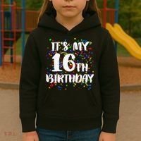 Its My 16th Birthday Kids Hoodie thumb 3