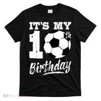 It's My 10th Birthday Soccer Player 10 Bday Party Team T-Shirt thumb 0