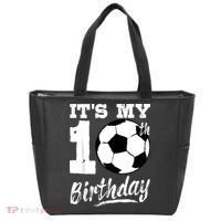 It's My 10th Birthday Soccer Player 10 Bday Party Team Tote Bag thumb 0