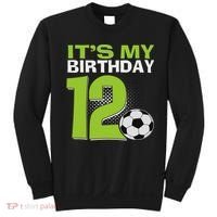 It's My 12th Birthday Boy Soccer Football 12 Years Old Sweatshirt thumb 0