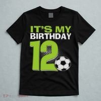 It's My 12th Birthday Boy Soccer Football 12 Years Old T-Shirt thumb 5
