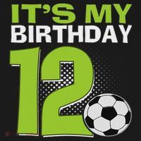 It's My 12th Birthday Boy Soccer Football 12 Years Old Women's Tank Top thumb 5