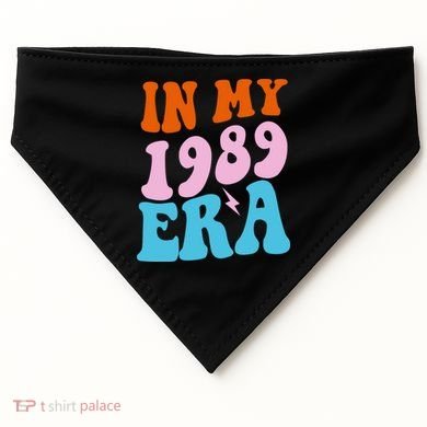 In My 1989 Era Groovy Retro USA-Made Doggie Bandana