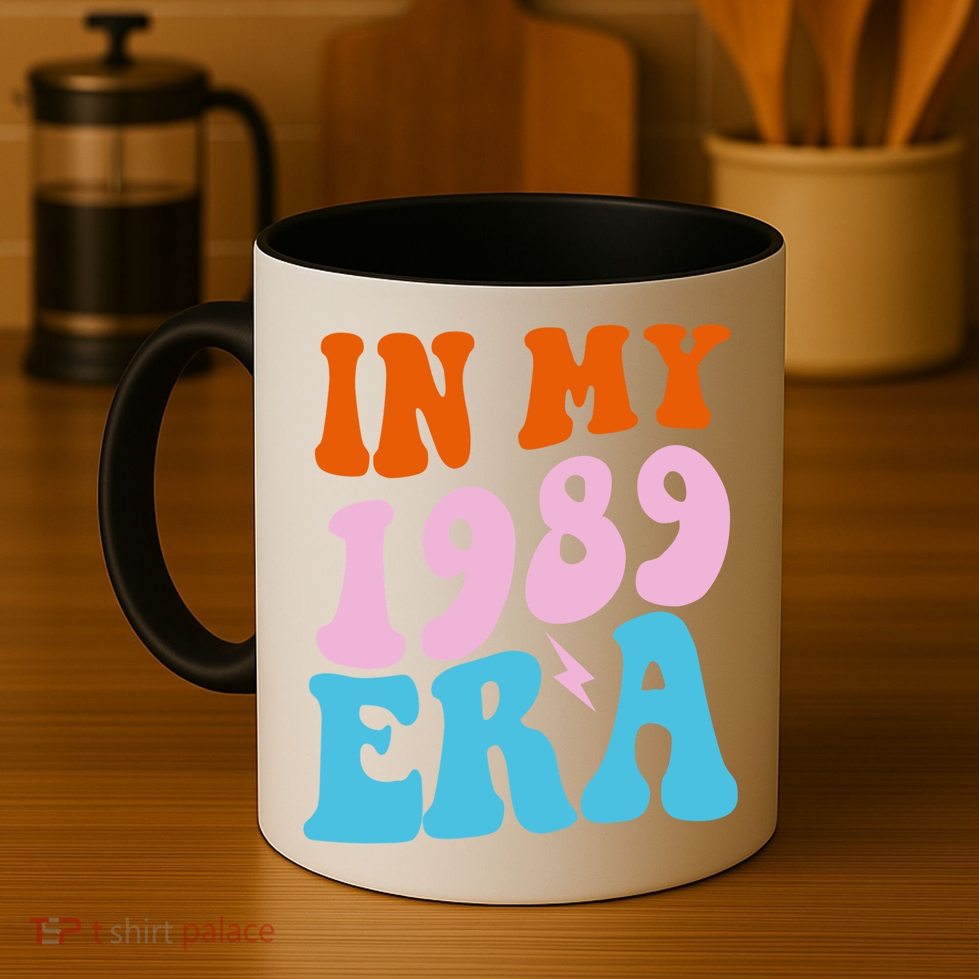In My 1989 Era Groovy Retro Coffee Mug