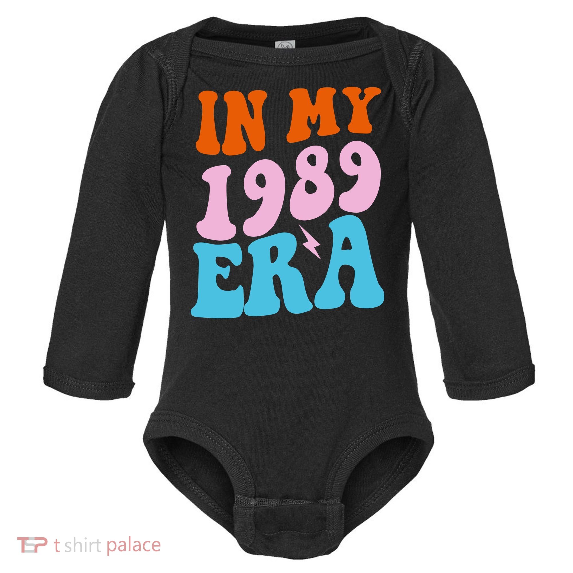 In My 1989 Era Groovy Retro Baby Long Sleeve Bodysuit