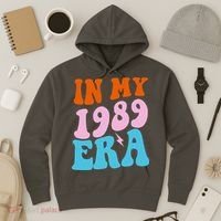 In My 1989 Era Groovy Retro Hoodie thumb 3