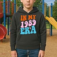 In My 1989 Era Groovy Retro Kids Hoodie thumb 2