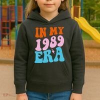 In My 1989 Era Groovy Retro Kids Hoodie thumb 3