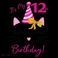 It's My 12th Birthday Funny Cat Birthday 12 Year Old Coffee Mug thumb 5