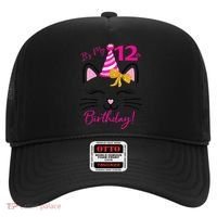 It's My 12th Birthday Funny Cat Birthday 12 Year Old Hat thumb 0