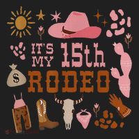 ItS My 15 Year Old 15th Birthday Rodeo Cowgirl Beanie thumb 2