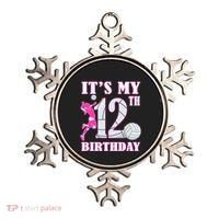 ItS My 12th Birthday Girl Volleyball Theme 12 Year Old Ornament thumb 0