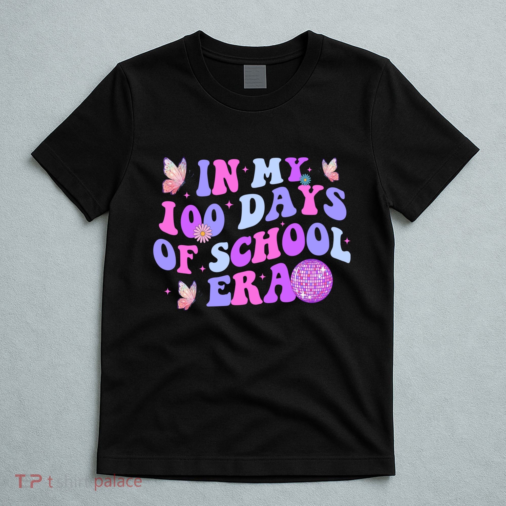 In My 100 Days Of School Era Retro Disco 100th Day Of School T-Shirt
