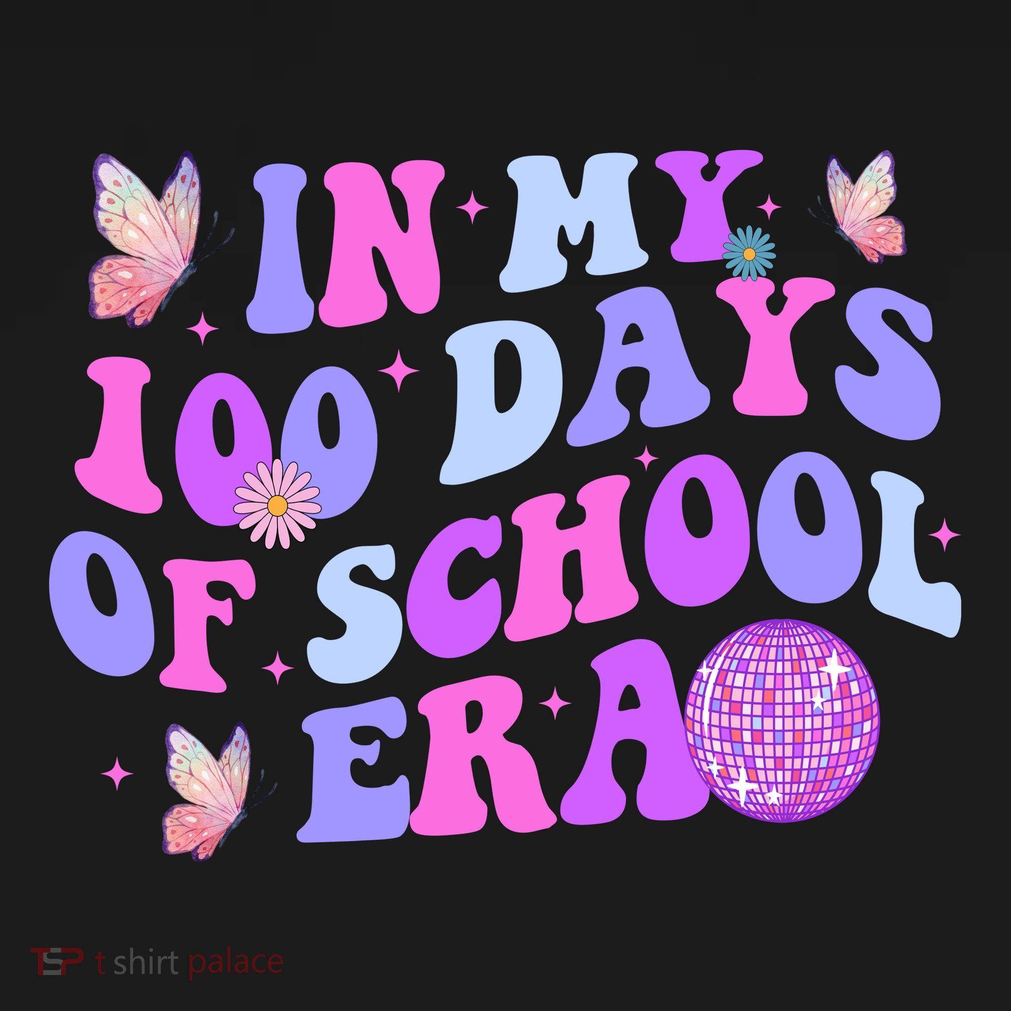 In My 100 Days Of School Era Retro Disco 100th Day Of School Women's Tank Top