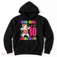 ItS My 10th Birthday Girl This Girl Is Now 10 Years Old Hoodie thumb 0