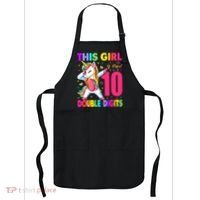 ItS My 10th Birthday Girl This Girl Is Now 10 Years Old Apron thumb 0