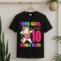 ItS My 10th Birthday Girl This Girl Is Now 10 Years Old T-Shirt thumb 2