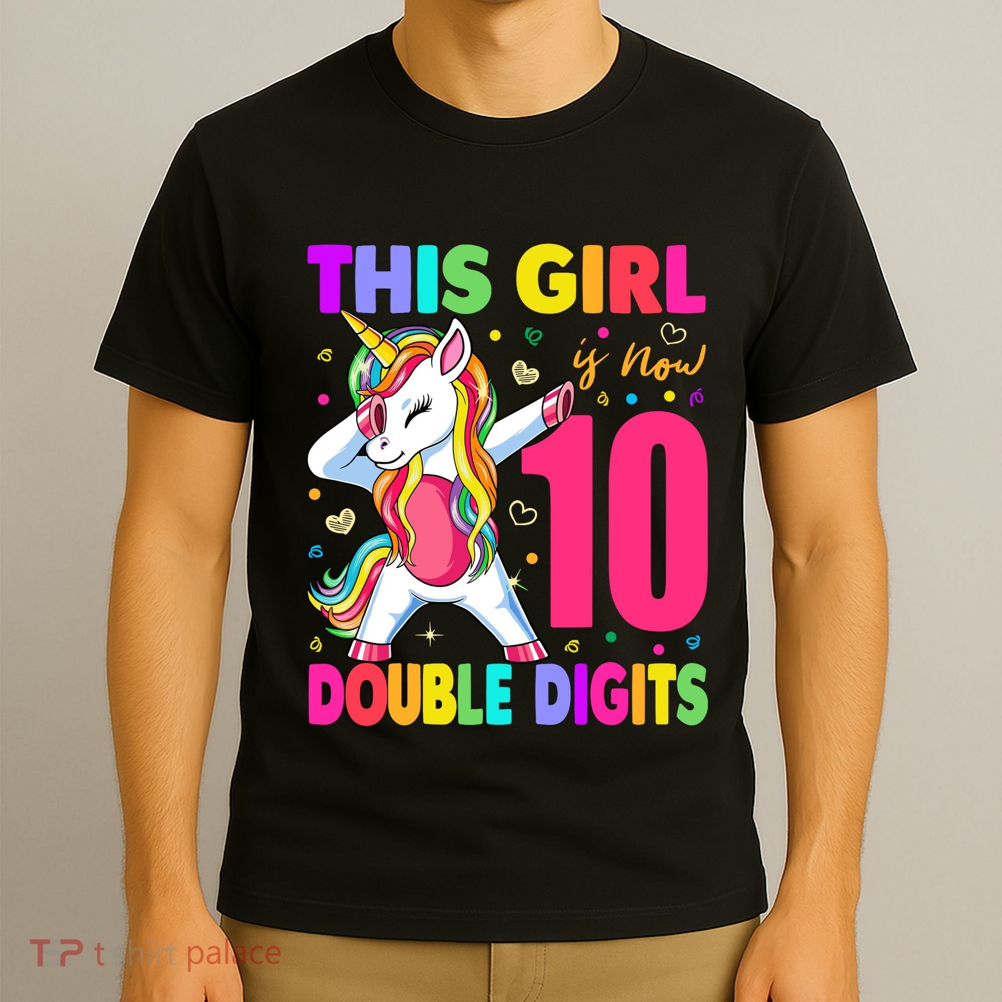 ItS My 10th Birthday Girl This Girl Is Now 10 Years Old T-Shirt
