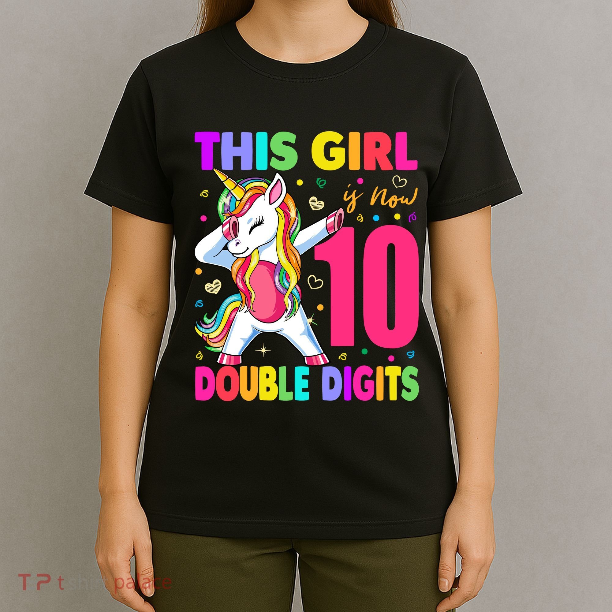 ItS My 10th Birthday Girl This Girl Is Now 10 Years Old T-Shirt