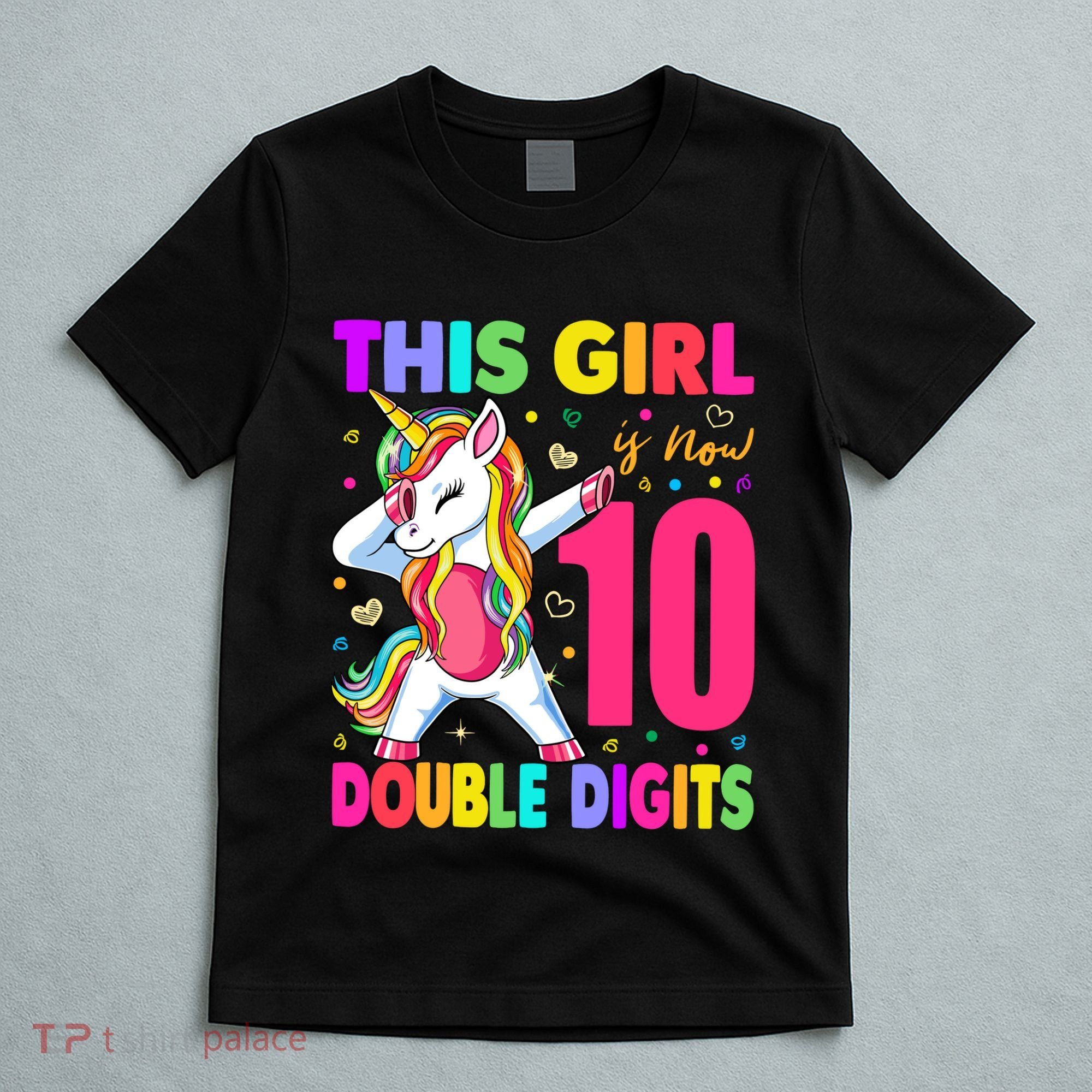 ItS My 10th Birthday Girl This Girl Is Now 10 Years Old T-Shirt