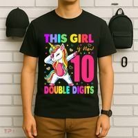 ItS My 10th Birthday Girl This Girl Is Now 10 Years Old T-Shirt thumb 6