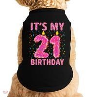 It's My 21st Birthday Sweet Donut 21 Years Old Doggie Tank thumb 0