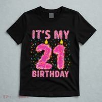 It's My 21st Birthday Sweet Donut 21 Years Old T-Shirt thumb 5