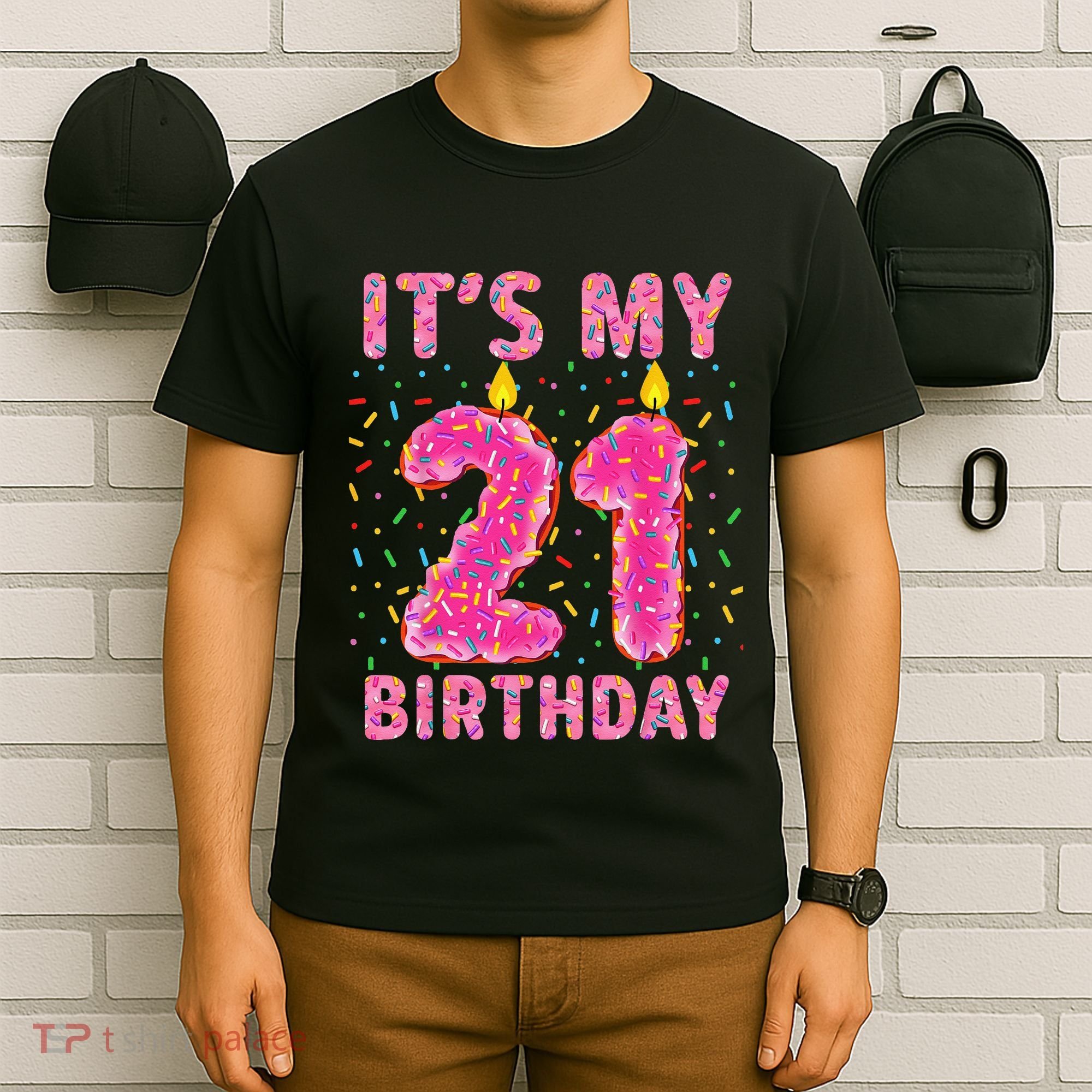 It's My 21st Birthday Sweet Donut 21 Years Old T-Shirt
