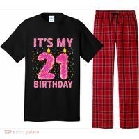 It's My 21st Birthday Sweet Donut 21 Years Old Pajama Set thumb 0