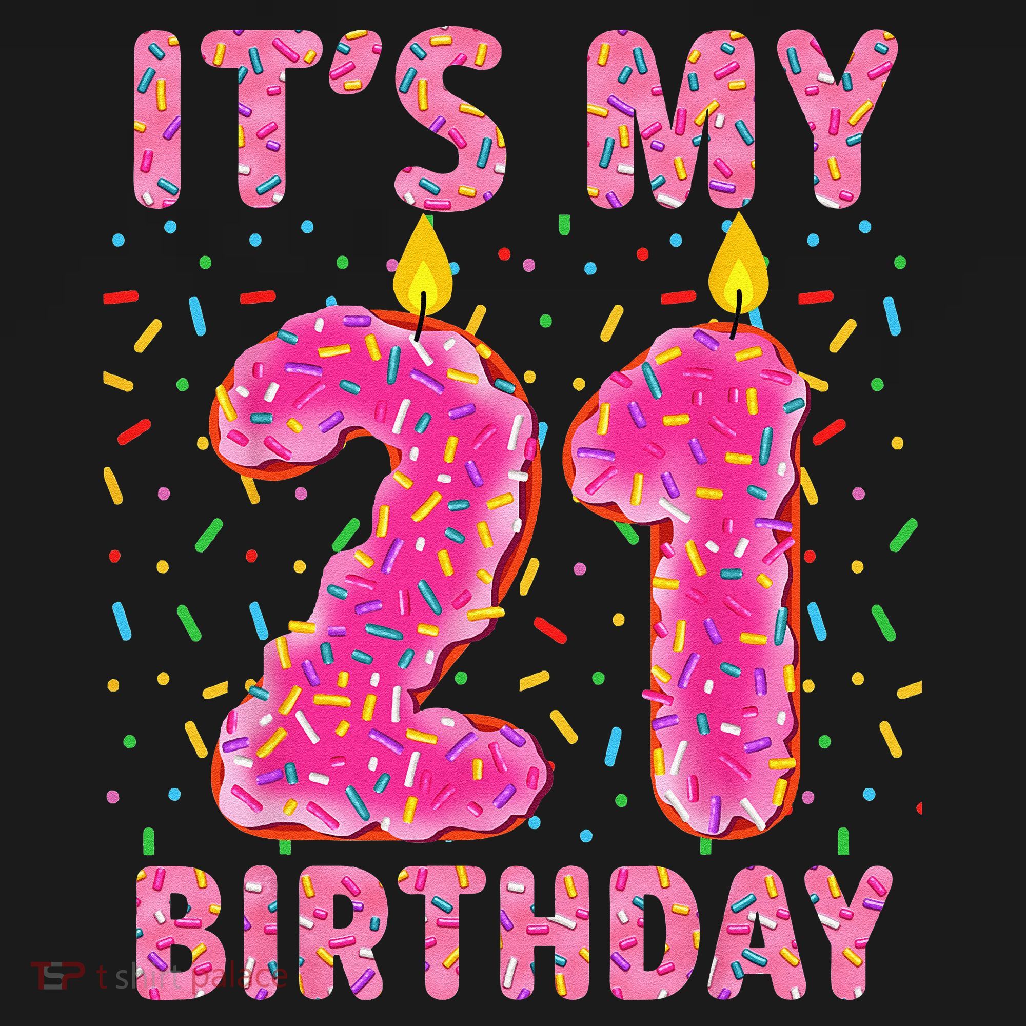 It's My 21st Birthday Sweet Donut 21 Years Old Women's Hoodie