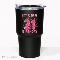 It's My 21st Birthday Sweet Donut 21 Years Old Tumbler thumb 0