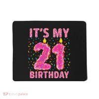 It's My 21st Birthday Sweet Donut 21 Years Old Mousepad thumb 0